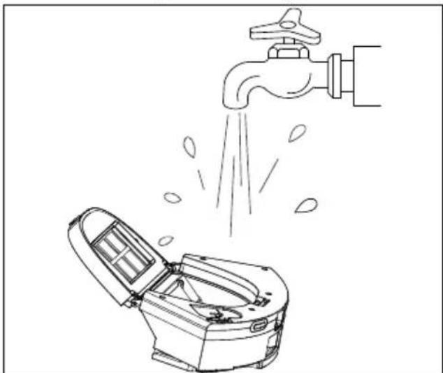 MEDION X41 SW - Nett oyer le bac à poussière/réservoir d'eau - 3