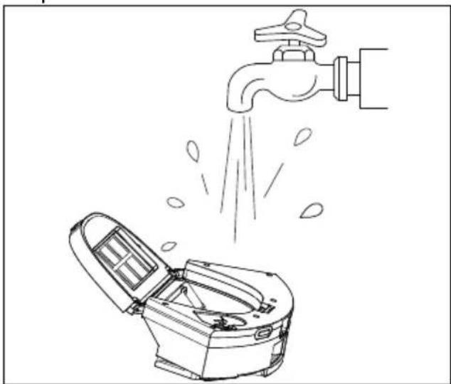 MEDION X41 SW - Limpieza del depósito para el polvo/depósito de agua - 3