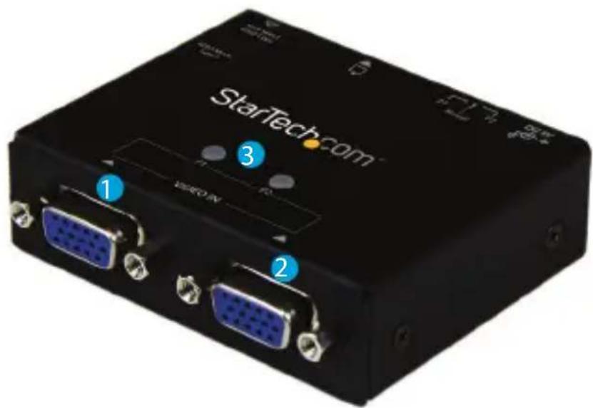 StarTech.com ST122VGA - Vue de Face - 1