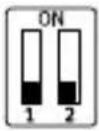 Festo CPX-4AE-T - Réglage du micro-interrupteur DIL (uniquement pour CPX-4AE-T) - 1