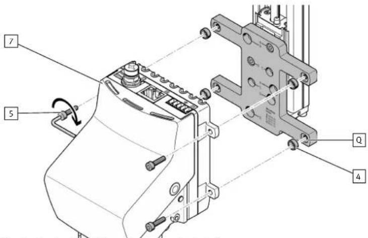 Festo EHAM-MA-E19-25-V3 - Connexion VTOF / VAEM avec EGSC / EGSK - 2