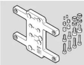 Festo EHAM-MA-E19-25-V3 - Kit de plaques d'adaptation - 1