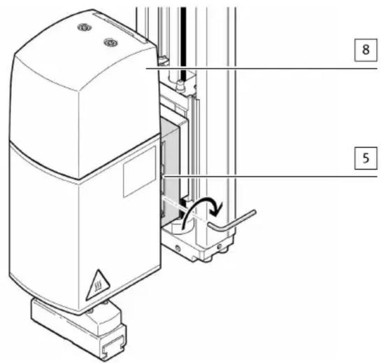 Festo EHAM-E20-40-Z - Fixer la plaque de base sur le kit d'adaptation - 4