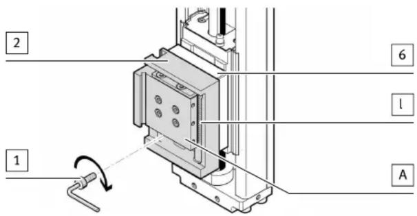 Festo EHAM-E20-40-Z - Fixer la plaque de base sur le kit d'adaptation - 1