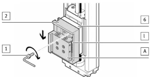 Festo EHAM-E20-40-Z - Fixer la plaque de base sur le kit d'adaptation - 2