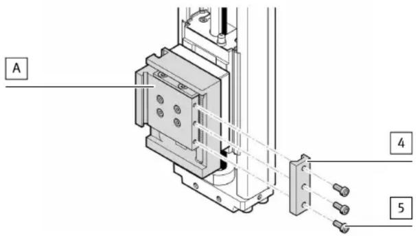 Festo EHAM-E20-40-Z - Fixer la plaque de base sur le kit d'adaptation - 3