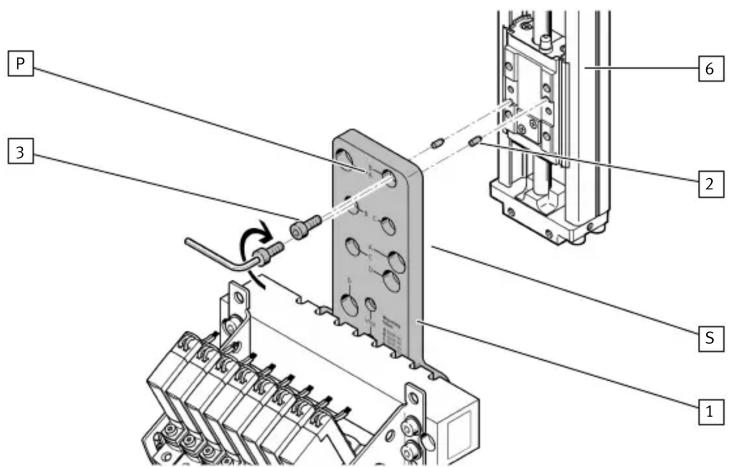 Festo EHAM-MA-E19-25-C11 - Connexion VTOE avec EGSC / EGSK - 4