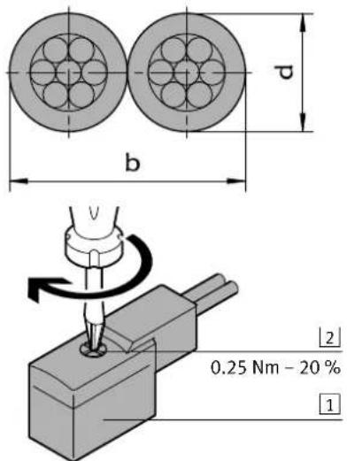 Festo MSSD-ZBZC - Plug socket with cable/plug socket KMYZ-4-.../MSSD-ZBZC - 2