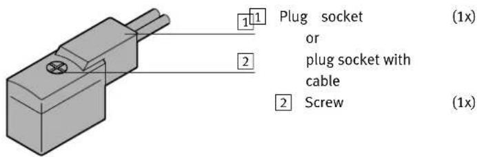 Festo MSSD-ZBZC - Plug socket with cable/plug socket KMYZ-4-.../MSSD-ZBZC - 1
