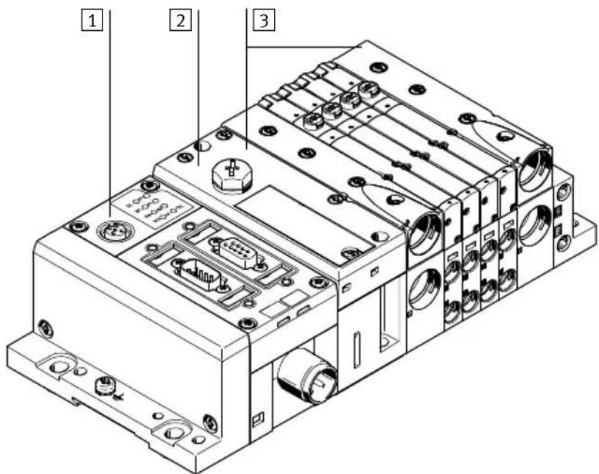Festo MPAL-VI - Remplacement de l'interface pneumatique - 1