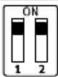Festo CPX-CEC-M1-V3 - Micro-interrupteur DIL 2 : terminaison du bus CAN - 4
