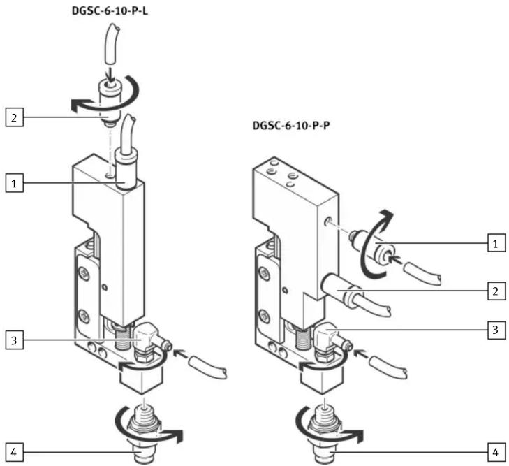 Festo DGSC-6-10-P-L - Installation - 1