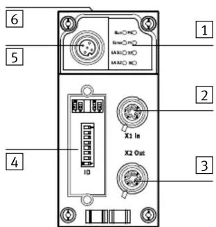 Festo CPX-FB37 - Éléments de connexion et d'affichage - 1