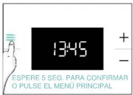 CANDY CA6 NP3T2HTX - CONFIGURACIÓN DEL RELOJ - 3