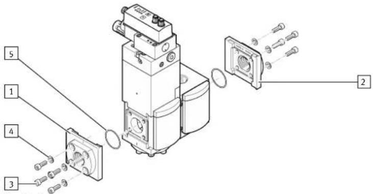 Festo PAML-CP-90-HP3-G114 - Montage des embases PAML-CP - 1