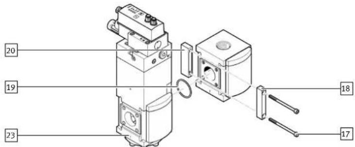 Festo PAML-CP-90-HP3-G114 - Montage de l'équerre de fixation PAML-MB - 2