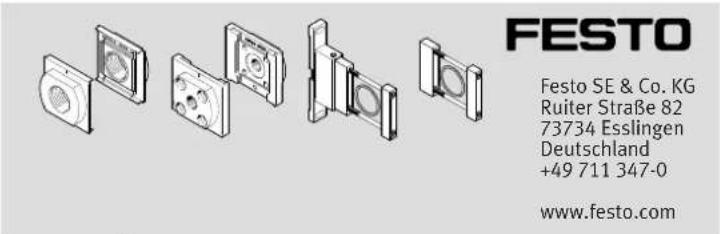 Festo PAML-CP-90-HP3-G114 - Embase/Équerre de fixation/Connecteur de modules - 1