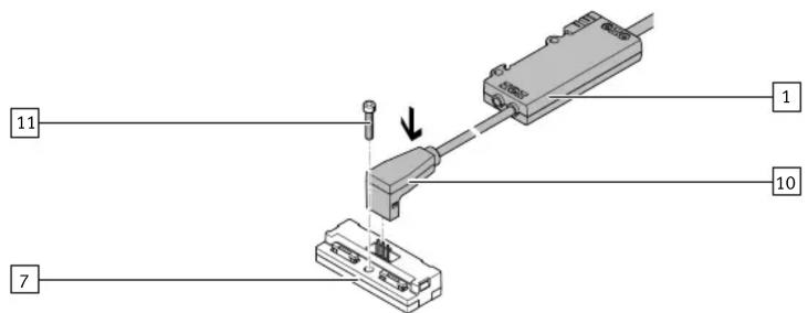 Festo VAVE-P12-TP-5YL1-P - Combinaison de VAVE-P12-TP avec distributeur à commande piézolélectrique VEAE - 1