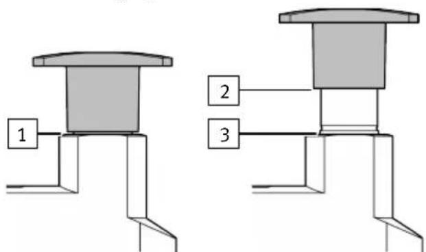 Festo VTSA-F-CB - Réglage du manodétendeur avec le bouton de réglage standard - 1