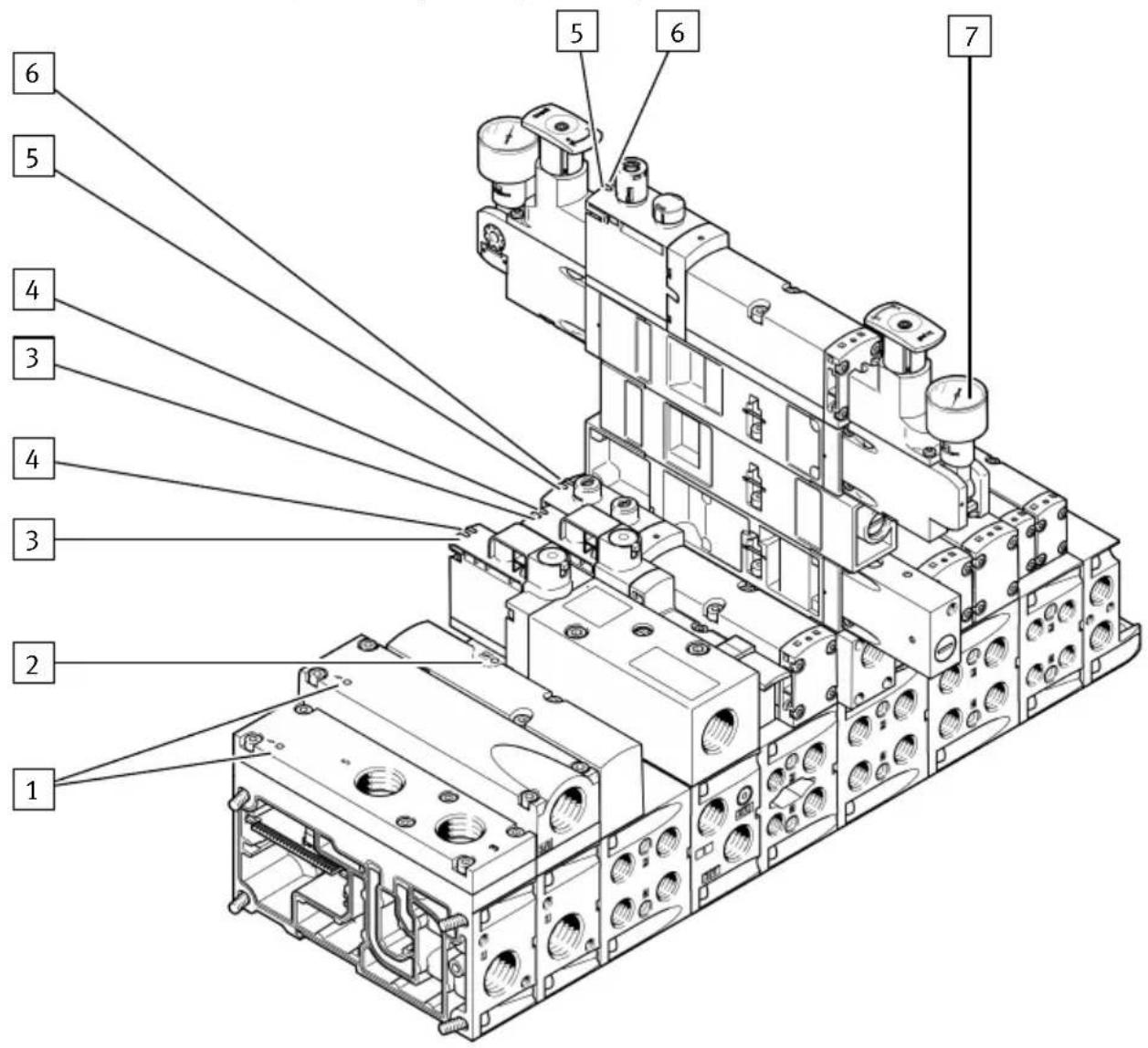 Festo VTSA-F-CB - Interface pneumatique - 1