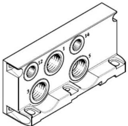 Festo VTSA-F-CB - Plaques d'alimentation et modules d'extension - 2