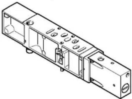 Festo VTSA-F-CB - Plaques d'isolement verticales - 1