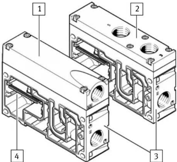 Festo VTSA-F-CB - Plaques d'alimentation et modules d'extension - 1