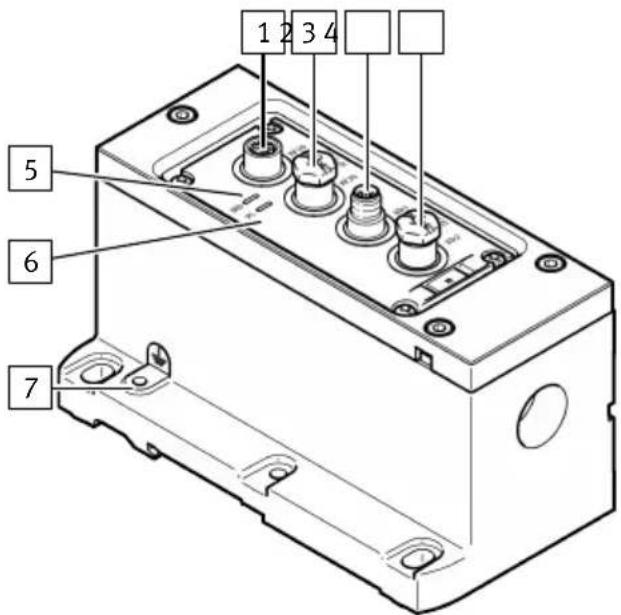 Festo VABA-S6-1-AP - Structure du produit - 1