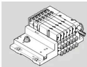 Festo VMPAL-EPL-IPO32 - Plaque d'extrémité pour MPAL-VI - 1