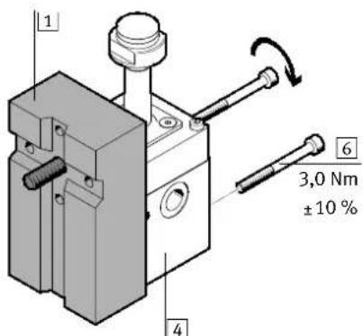 Festo VABS-S7-S-G14 - L'electrodistributeur4 peut également être monté tourné à 180^ vers le bas. - 1