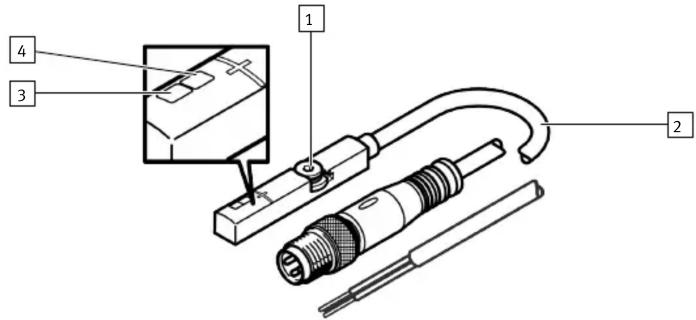 Festo SMAT-8M-U-E-0 3-M8D - Structure - 1