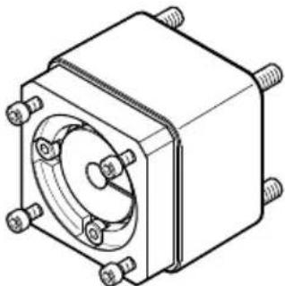 Festo YJKP - Montage du kit axial EAMM-A - 1