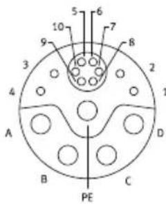 Festo YJKP - Câble de liaison NEBC-R3G4-ES-1-S-R3G4-ET - 1