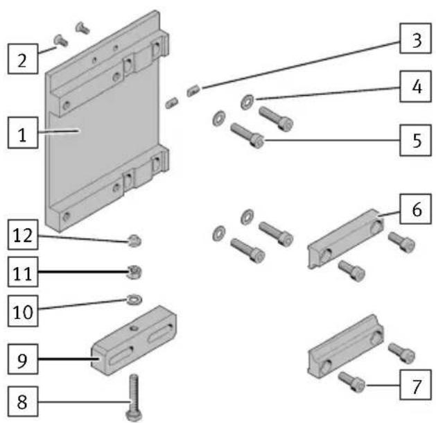 Festo YXCS - Utilisation du kit d'ajustage - 1