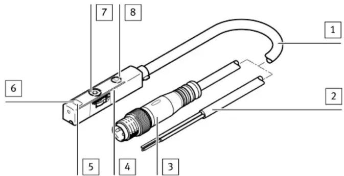 Festo SDBT-MSX-1L-PU-E-0.3-N-M8 - Structure - 1