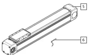 Festo EAPM-E24-60-SLS - Non comprise dans la fourniture avec un capteur de proximité inductif - 1