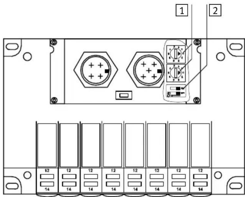 Festo P.BE-CP-DN-DE - 1.2Réglagedel'adressedunœudetdelavitessedetransmissiond busdetrain - 1