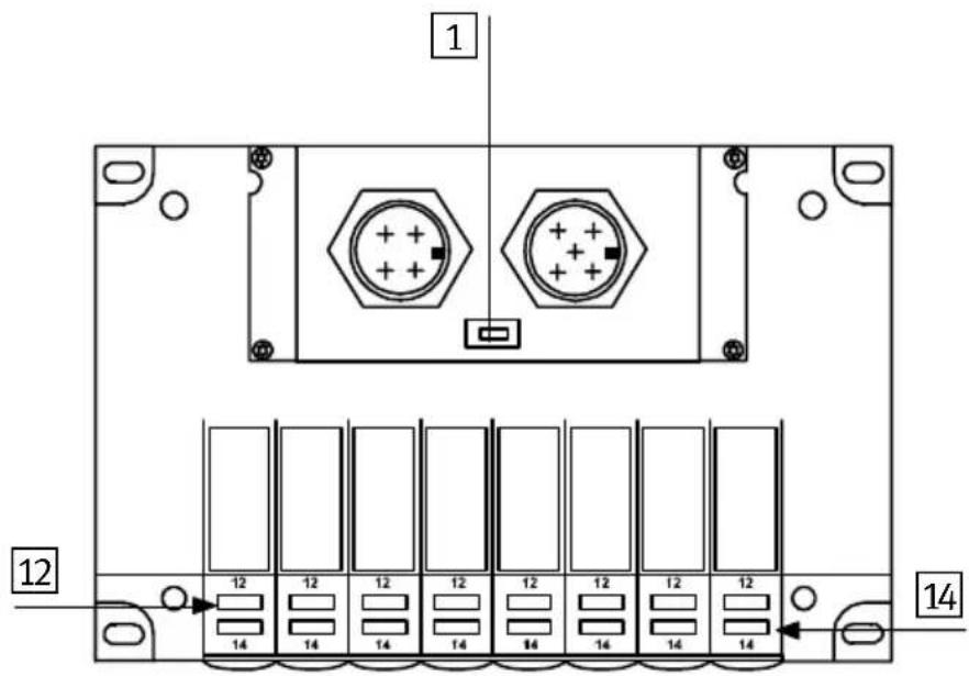 Festo P.BE-CP-DN-DE - Diagnostical'aidesLED - 1