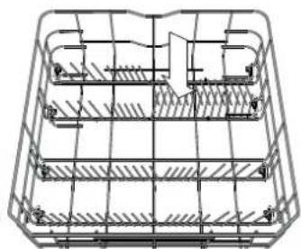 FRANKE FDW 614 D10P DOS LP D - ONDERSTE REK - 1