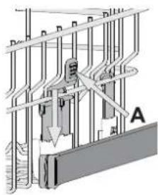 FRANKE FDW 614 D10P DOS LP D - ADJUSTING THE HEIGHT OF THE UPPER RACK - 1