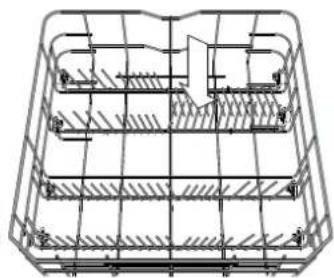 FRANKE FDW 614 D10P DOS LP D - PANIER INFÉRIEUR - 1
