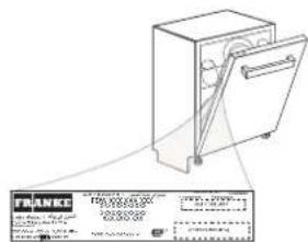 FRANKE FDW 614 D10P DOS LP D - SUPORTE - 1
