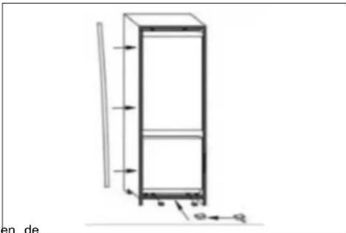 BERTAZZONI REF704BBNPTC-S - INSTALLATIE-INSTRUCTIES (SCHUIFSCHARNIER) - 4