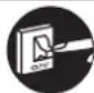 PANASONIC S-3650PU3E - Note for the battery symbol (bottom two symbol examples): - 2