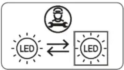 IGNIS ARL 12GS2E - Vervangen van ledverlichting - 2