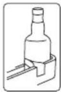 IGNIS ARL 12GS2E - Der Flaschenhalter (bei einigen Modellen) - 1