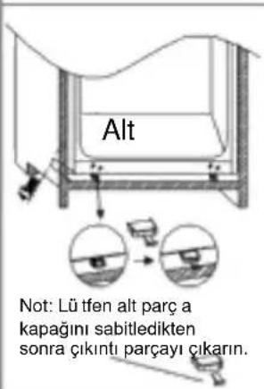 TEKA RBF 78780 FI WH - Kurulum talimatı (ürün FIX menteşeli ise) - 4