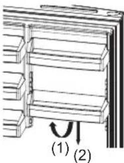 TEKA RTF 15810 SS - Balconnet réglable (Dans certains modèles) - 1