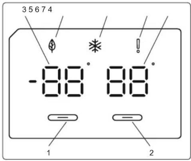 TEKA RTF 15810 SS - Using the Control Panel - 1