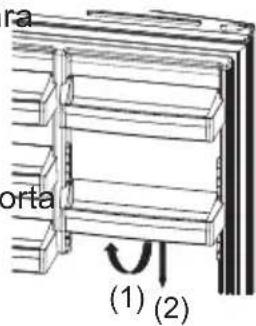 TEKA RTF 15810 SS - Prateleira de porta ajustável (em alguns modelos) - 1